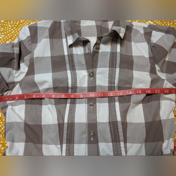 Boden gingham belted button up dress Modest Office Wear Cottagecore Modest - Picture 3 of 8